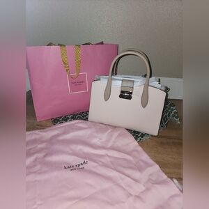 BRAND NEW Kate Spade Voyage Medium Satchel Pale Pink + Dust Bag + Paper + Bag